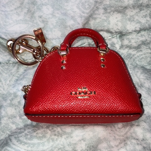 COPY - 🍄RED LEATHER COACH CHARM 🍄 - Picture 8 of 8